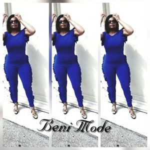 Ruffle Detail Jumpsuit